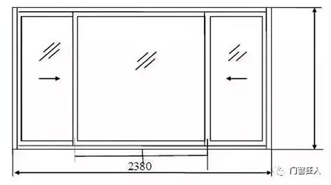 窗户尺寸橫拉窗尺寸